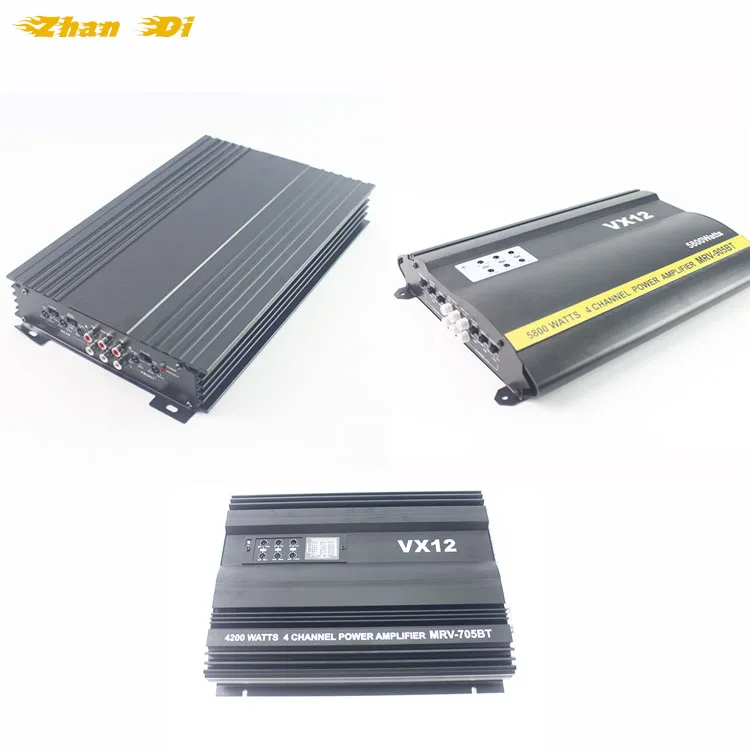 OEM Factory Direct High Quality Class D 4 Channel Car Amplifiers 4ohm RMS Power 100W Car Audio Amplifier with Mono Features