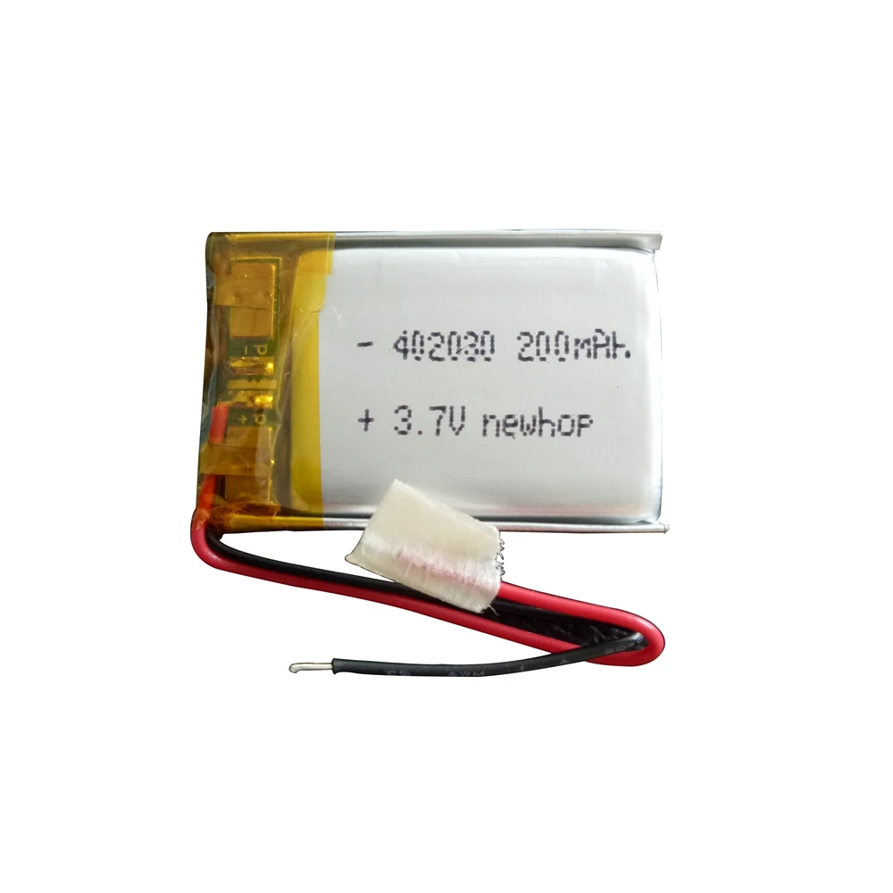 Small Size Rechargeable 3.7V 200mAh 250mAh Lithium Polymer Battery 502030 402030 LiPo Cell for Smart Watch and Wearable Devices