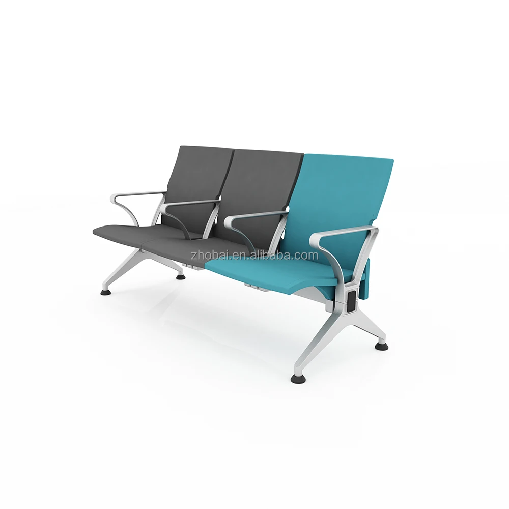 High Quality Customized Modern 1-5 Seat PU Aluminum Alloy Hospital Waiting Chairs 5-Year Warranty for Clinics Dental Schools 4