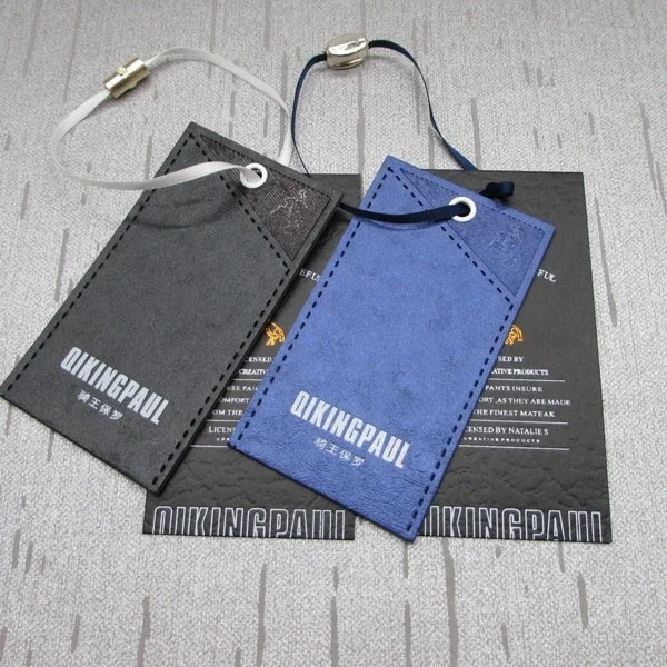 PU Surface Hang Tag Garment Tag Luggage Tag