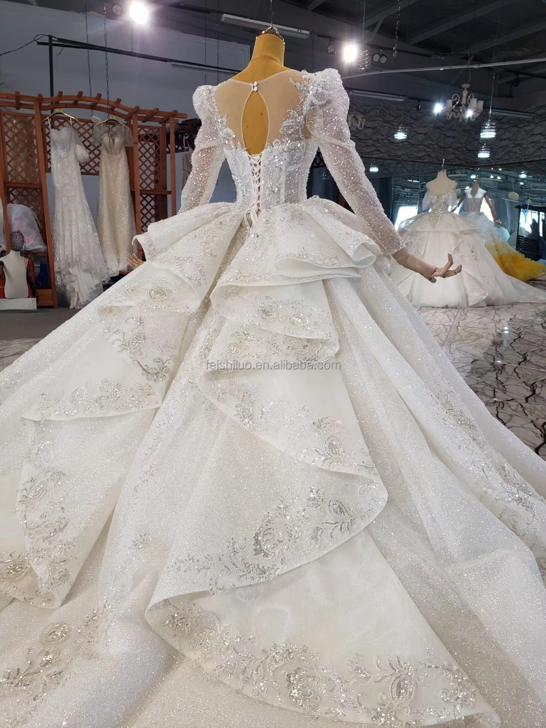 wedding dress bridal gowns luxurious super| Alibaba.com