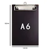A6 plate clip black