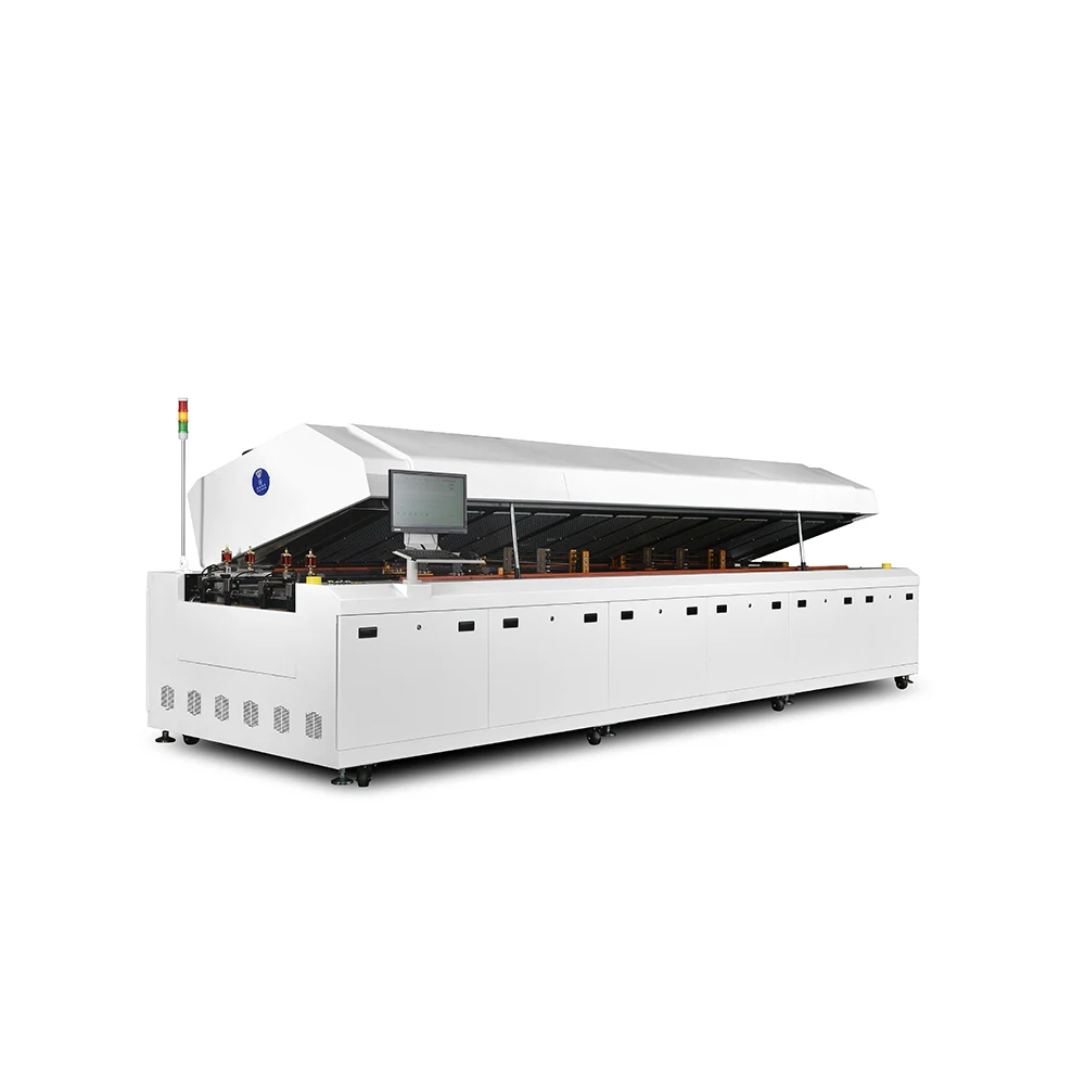 cy smt lead free smt reflow soldering oven 8 zones reflow solder