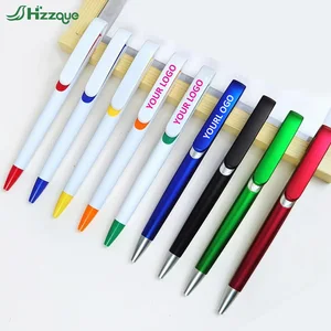 Wholesale 1.0mm Multicolor Plastic Ballpoint Pen Set Custom Logo Advertising Sports Pen for Promotions