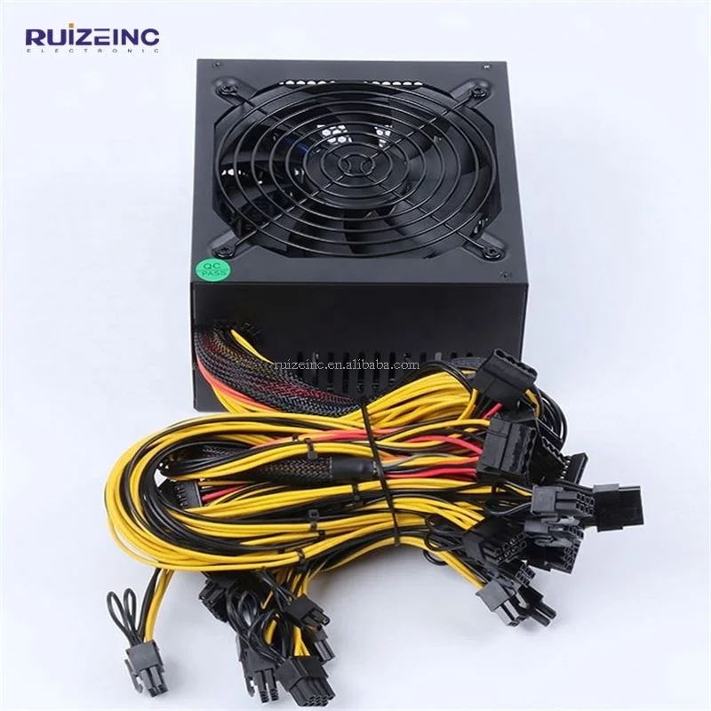 Блок питания 2000 Вт 1800 Вт 2200 Вт 2400 Вт ATX PSU для ПК RX470 RX580 RX570 RX560 Pico