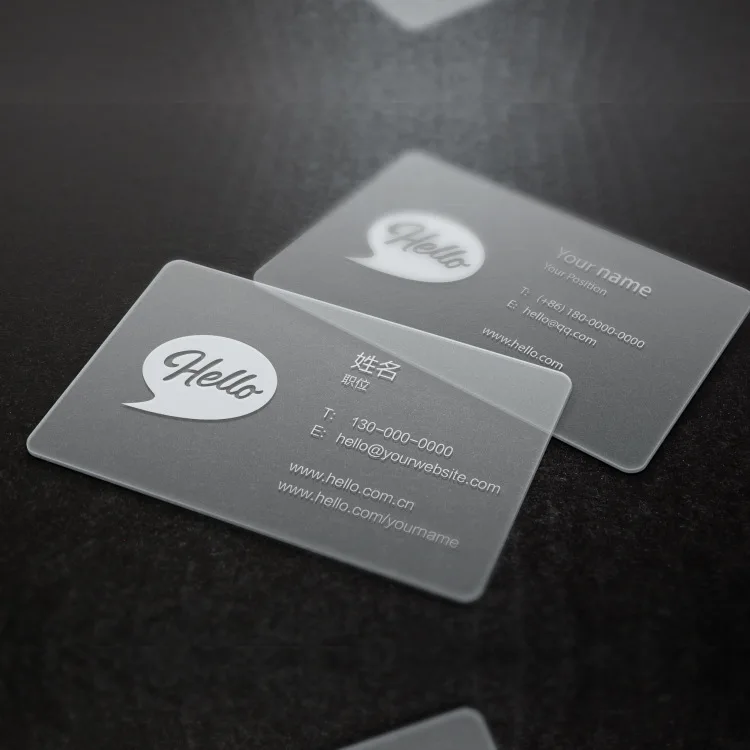 Luxury Business Card Printing with Logo PVC Business Card Design Custom  Thank You Card - China Smart Card, PVC Card