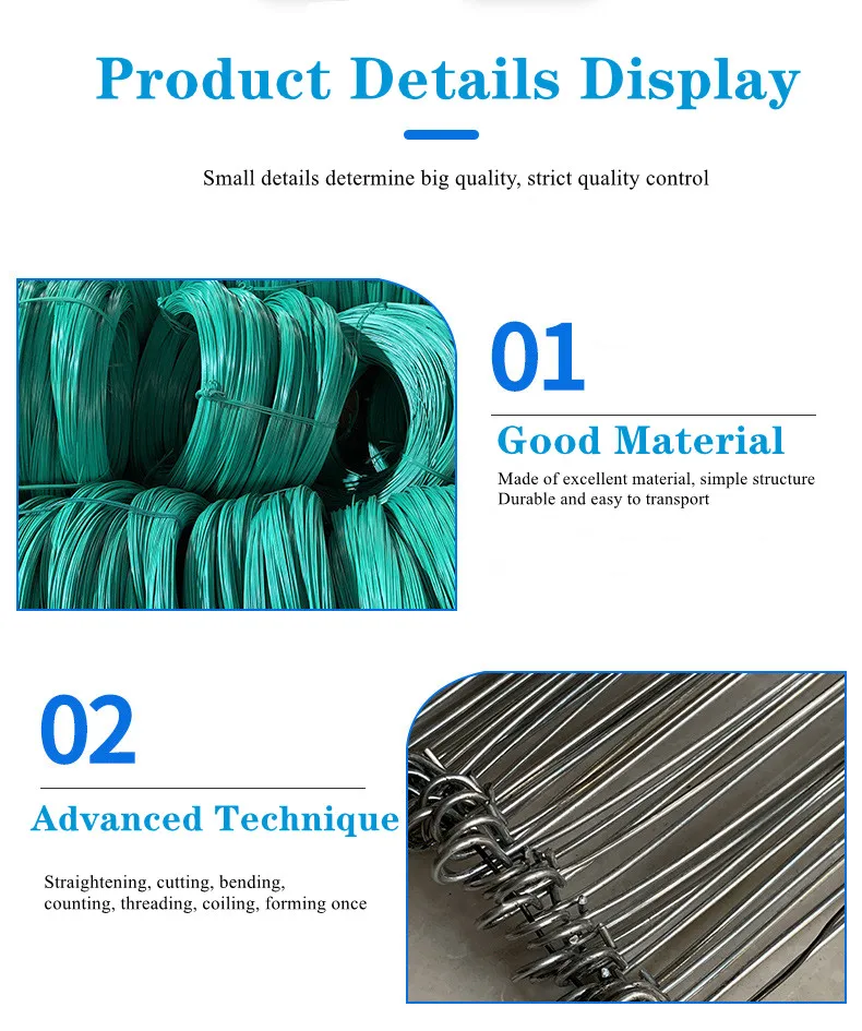 Galvanized Double Loop Tie Wire Construction Concrete Building Forms