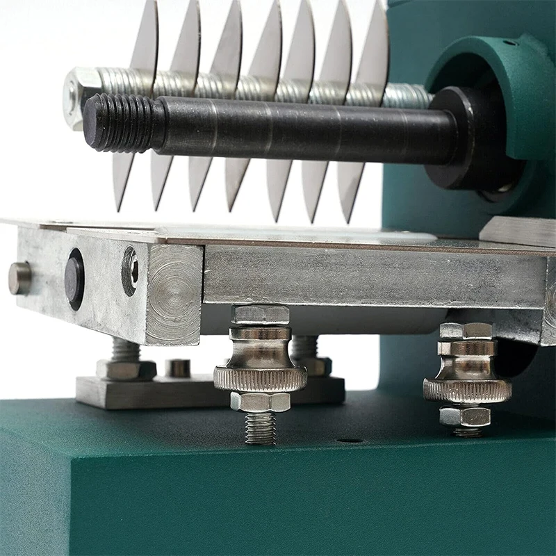 Adjustable Speed Leather Splitting 110V Electric Leather Strap Cutting Craft Shoes Bag Paper Leather Splitter Machine
