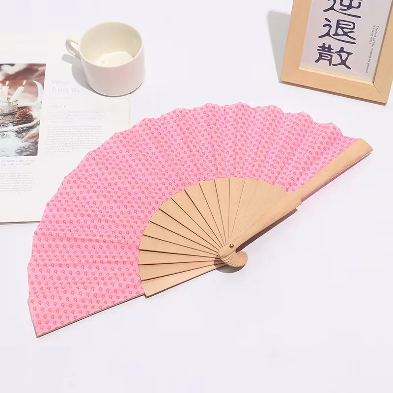 Wooden Antique Style Hand Fan for Wedding Souvenir and Festival Gift Custom Printed