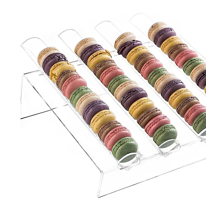 Wholesale Custom Desktop Clear Acrylic Macaron Display Holder High