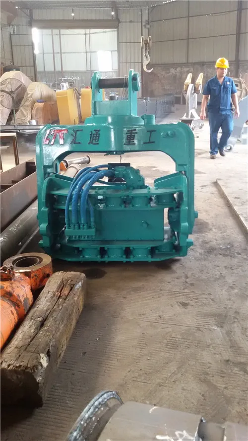 Crawler Excavator Mounted Hydraulic Hammer Vibratory Hammer Sheet Pile Driver
