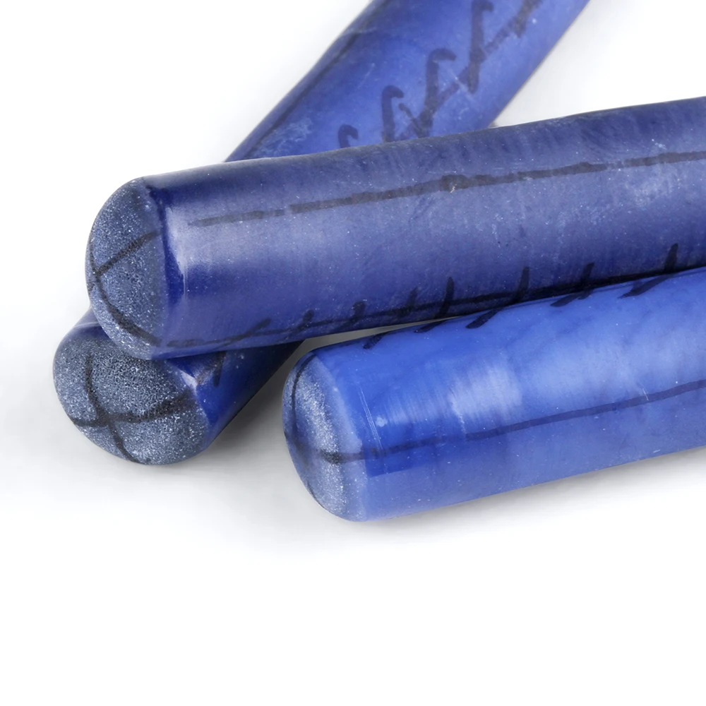 Bulk Price 100g Star Sapphire Rough Gems Material Special Star Pattern Blue Synthetic Corundum Stone for Making Jewelry