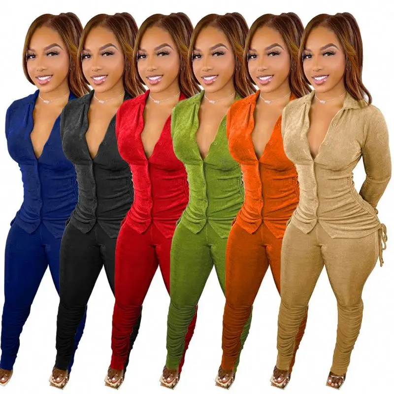 2022 Spring 2pc Sweater Tracksuit 