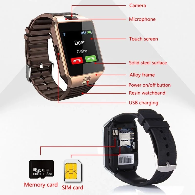 DZ09 Smart Watch Versatile Stylish Fitness Tracker