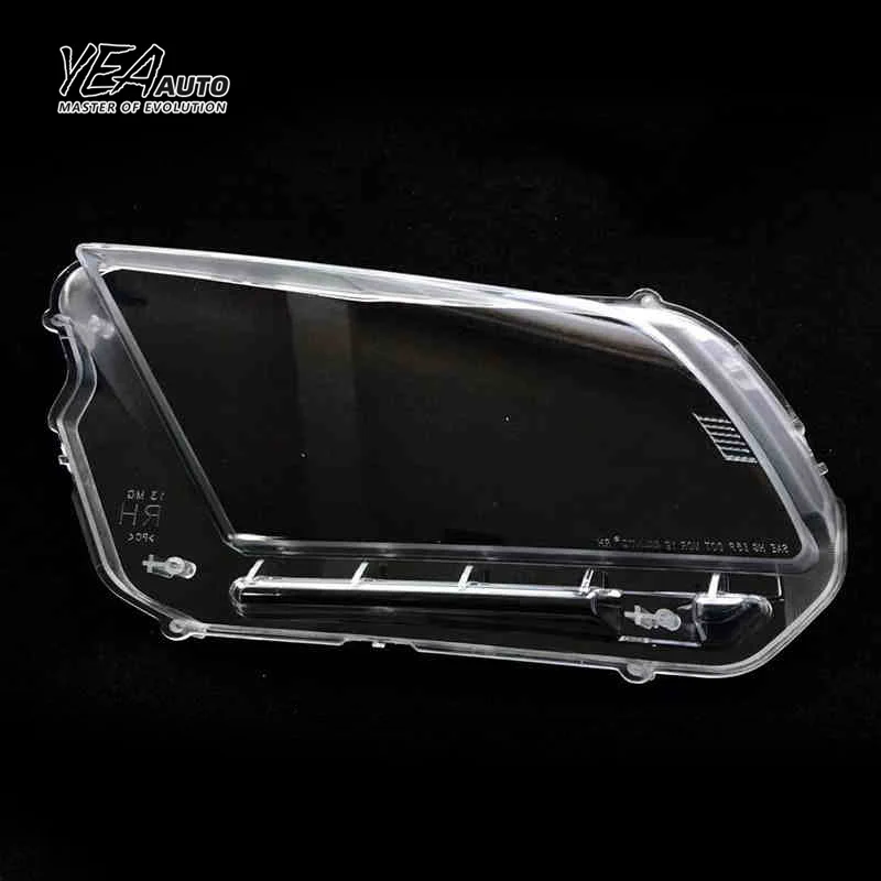 YEA AUTO Car headlight glass headlamp lampshade cover lens for Ford mustang head light lens cover 2011 2012 2013