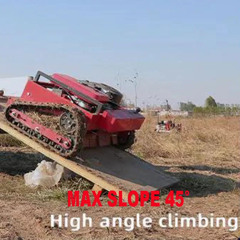 16hp Remote Control Slope Mower Crawler Lawn Mower Factory Price Ce