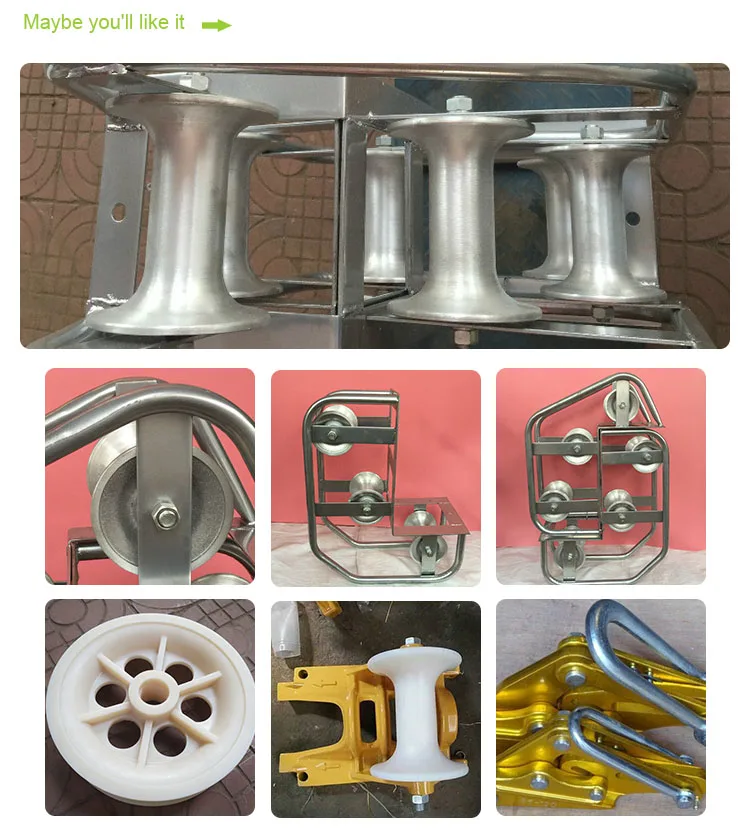 Triple Electrical Power Cable Guide Roller - Sinta St-Cable Roller 04