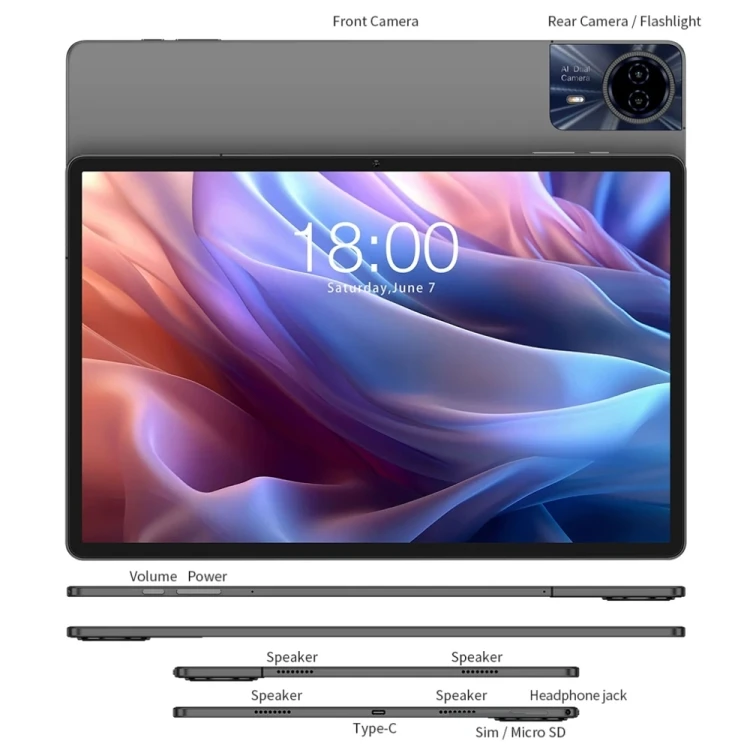 TECLAST T65 Max Helio G99 タブレッ Teclast launches T65 Max tablet with 13