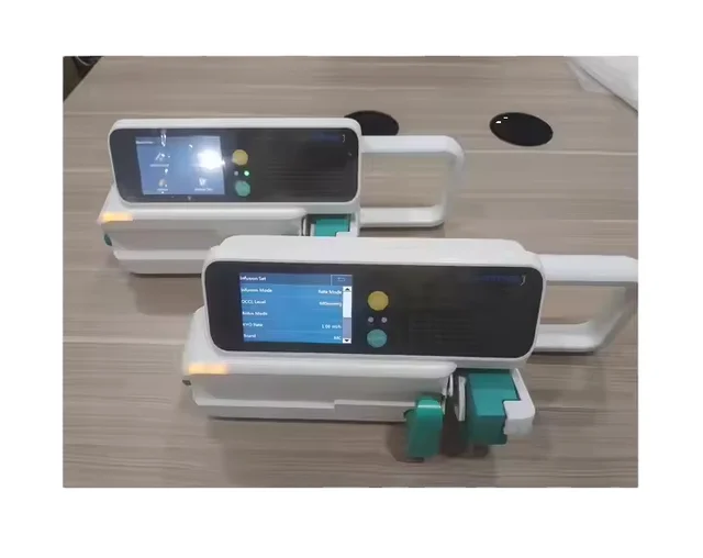 MedCaptain SYS-50 Syringe Pump 3.5 Inch Touch Screen Syringes of 5ml 10ml 20ml 30ml 50ml 60ml for Human Use