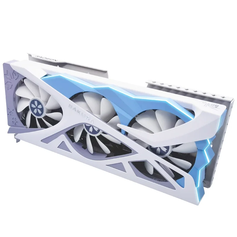 Yeston AMD Radeon RX 9070GRE SAKURA OC 12GB GDDR6 グラフィックスカード