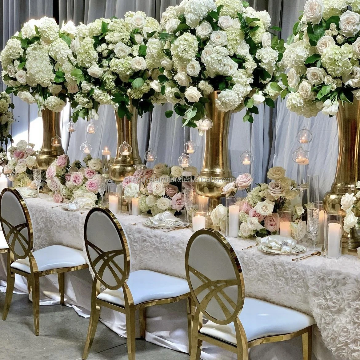 New Products Gold Wedding Flower Vase For Wedding Decoration Buy