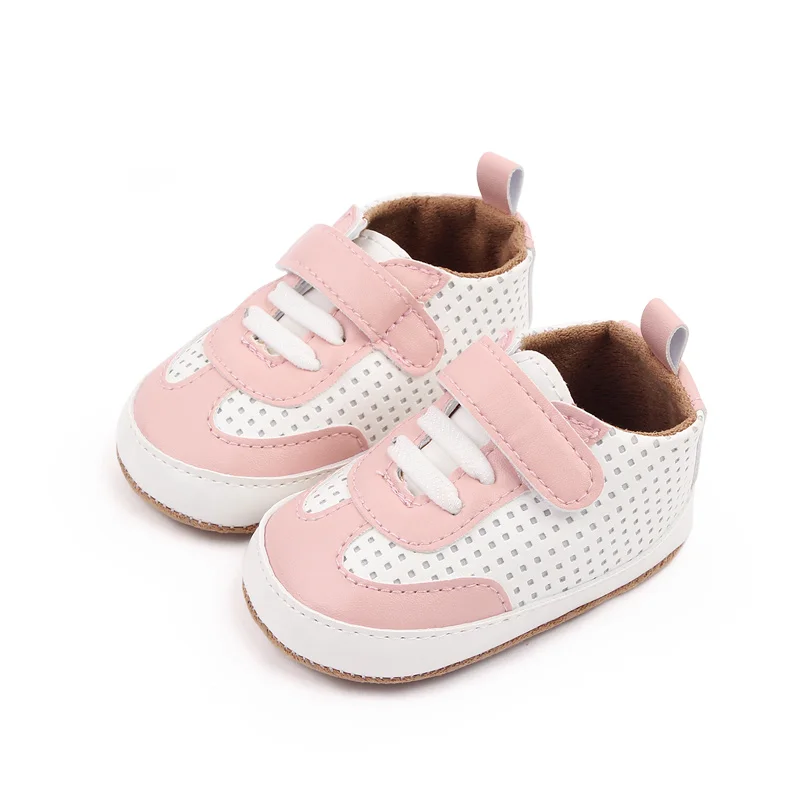Spring and Autumn New Baby Color Mesh Breathable Soft Sole Non-slip Baby Walking Shoes manufacture
