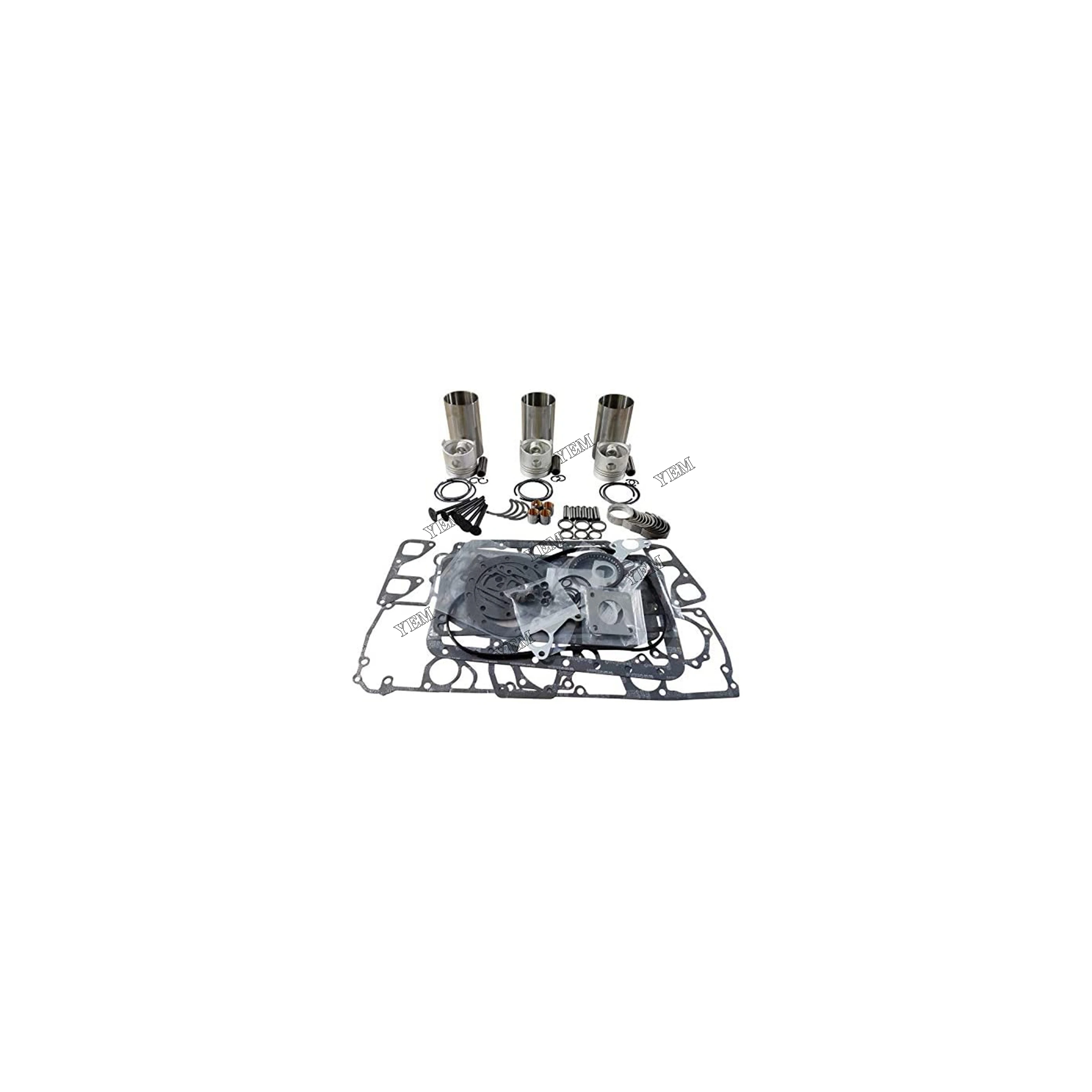 New Front Mover Overhaul Kit STD With Liner Fits for Kubota F2000 F2100 Engine Parts
