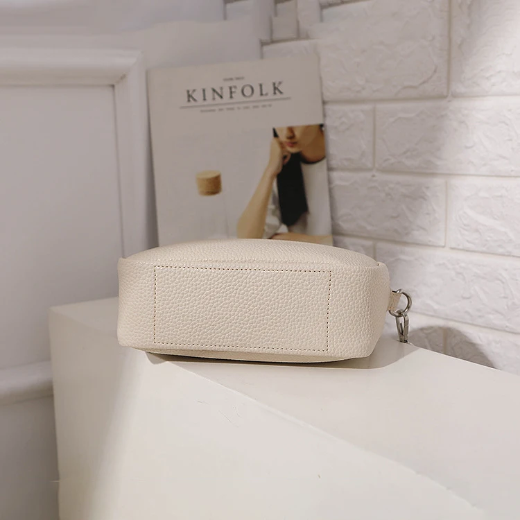 Vegan PU Leather California Crossbody - Ivory