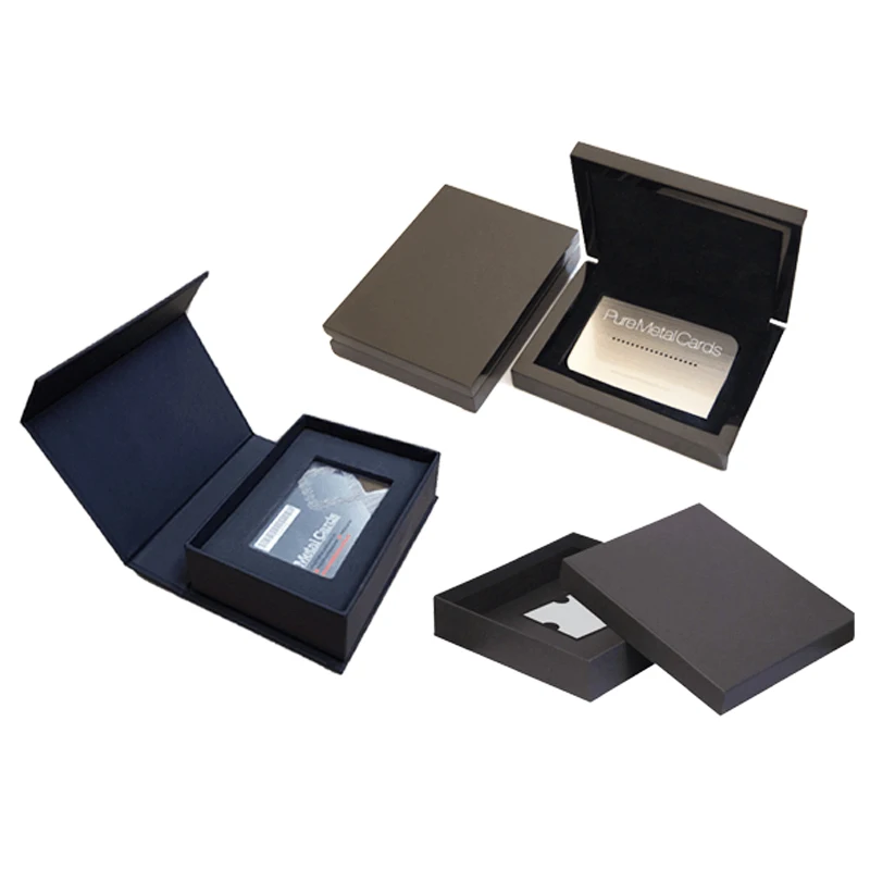 Custom Luxury Business Gift Packaging Box Vip Trading Credit Card