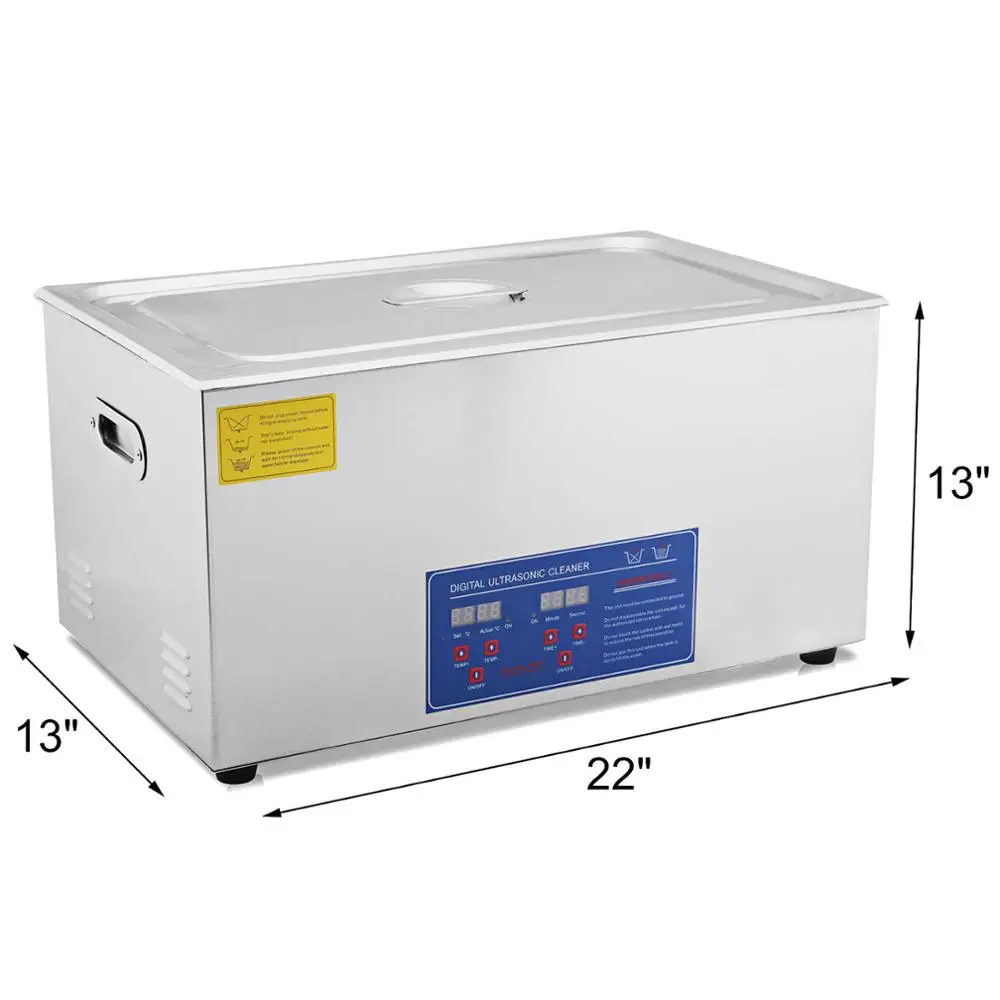1.3 Litre Digital Ultrasonic Cleaner Tank with Heated Bath 220V