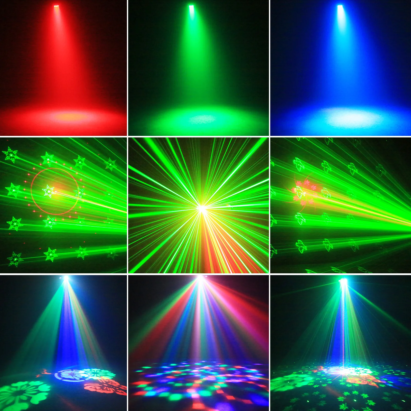 40W RGB LED Bee Eye Stage Magic Ball Effect Lights With Remote Control for Disco DJ KTV Party Red Green Laser Lights