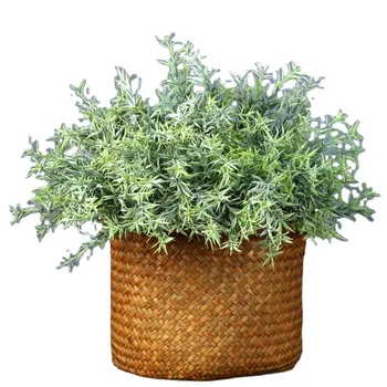 Artificial Flowers Artificial Plastic Plant For Wedding Green Rosemary Pot Persian Grass Snapdragon Bouquet