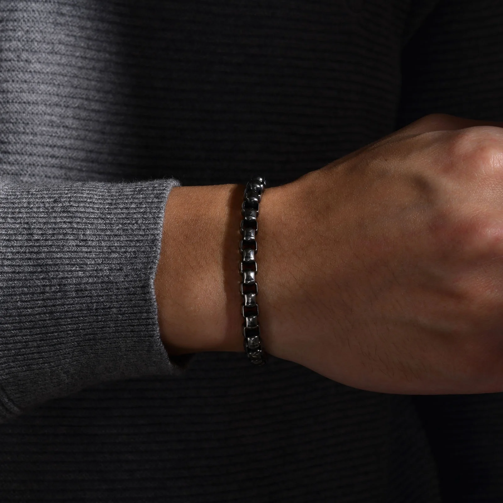 Hip Hop Punk Mens Jewellery Gold Plated Bangle Stainless Steel