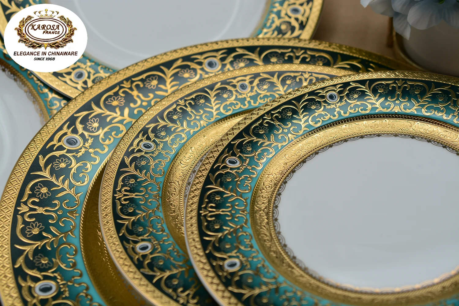 Luxury Dinnerware Sets Wholesale For 12 Bone China Dinnerware Royal