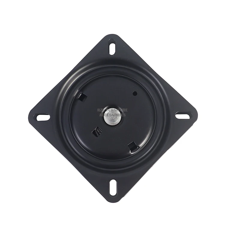 Universal Chair Parts square Chair Mechanism Automatically Returns 90 Degree Swivelling Metal Plate