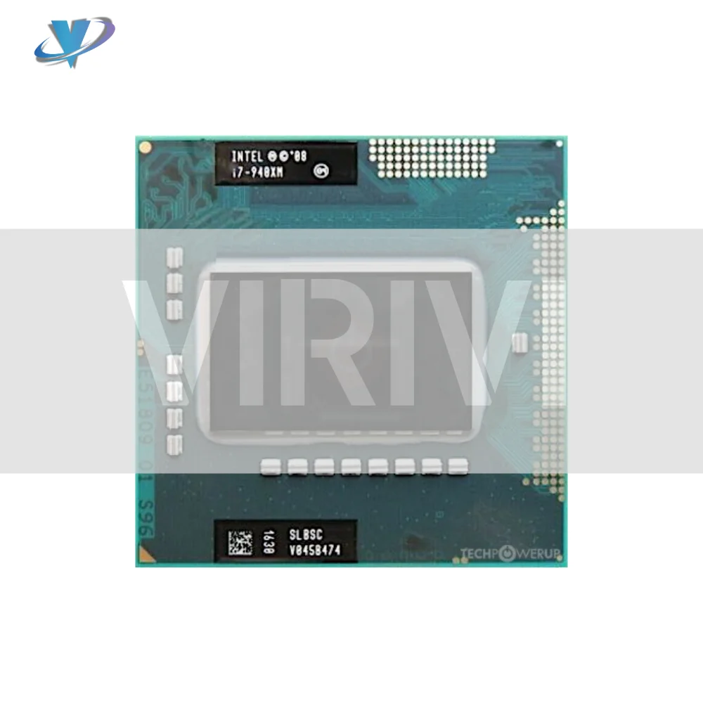 I7-940XM CPU 4 Cores 2.13ghz 8MB Cache Socket G1 55W