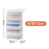 transparent 60*80*32cm [Large Size, Thickened]