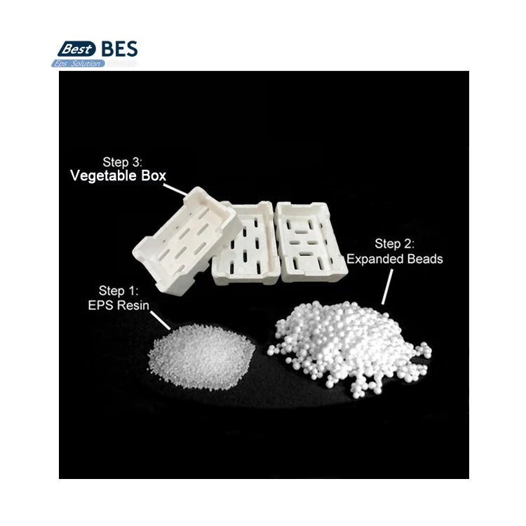 High Density EPS Foam Styrofoam Expanded Polystyrene Raw Material Beads Expanding Foaming Machine  for Helmet Cornice  Making