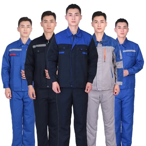 Wholesale Custom Reflective Safety Clothing Workwear Uniform Set Unisex High Visibility Work Clothes Suit
