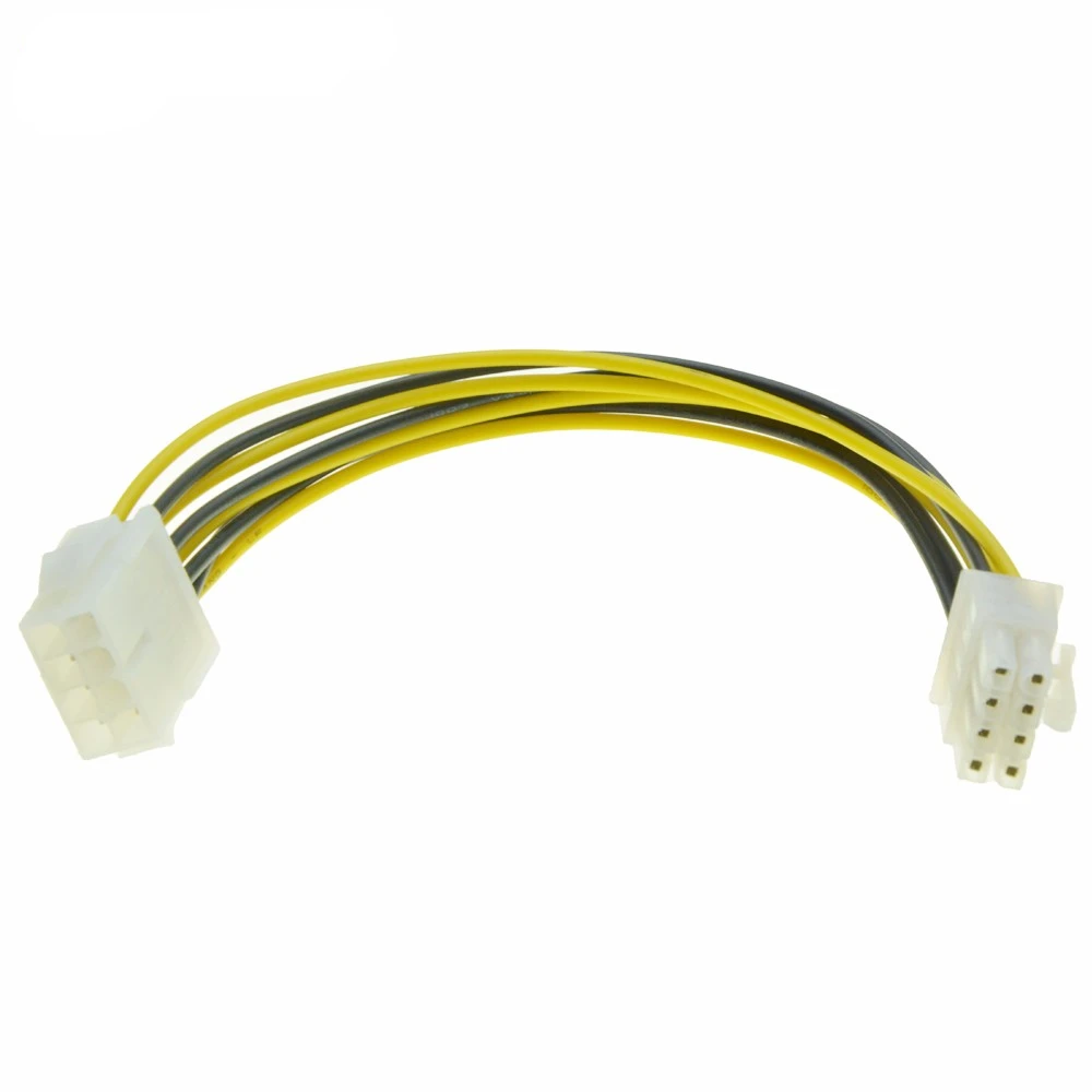 Durable Pcie 8pin Male To 8 Pin Female Pci Express Power Extension Cable 6+2 Pin For Pcie Video