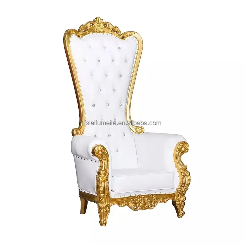 Luxurious Wed Wholesale White Wedding Wooden Throne Chair King And Throne Chairs Luxury Buy