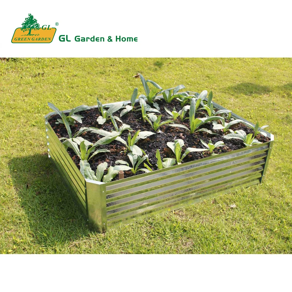 new products 2020 metal galvanized raised beds for vegetable