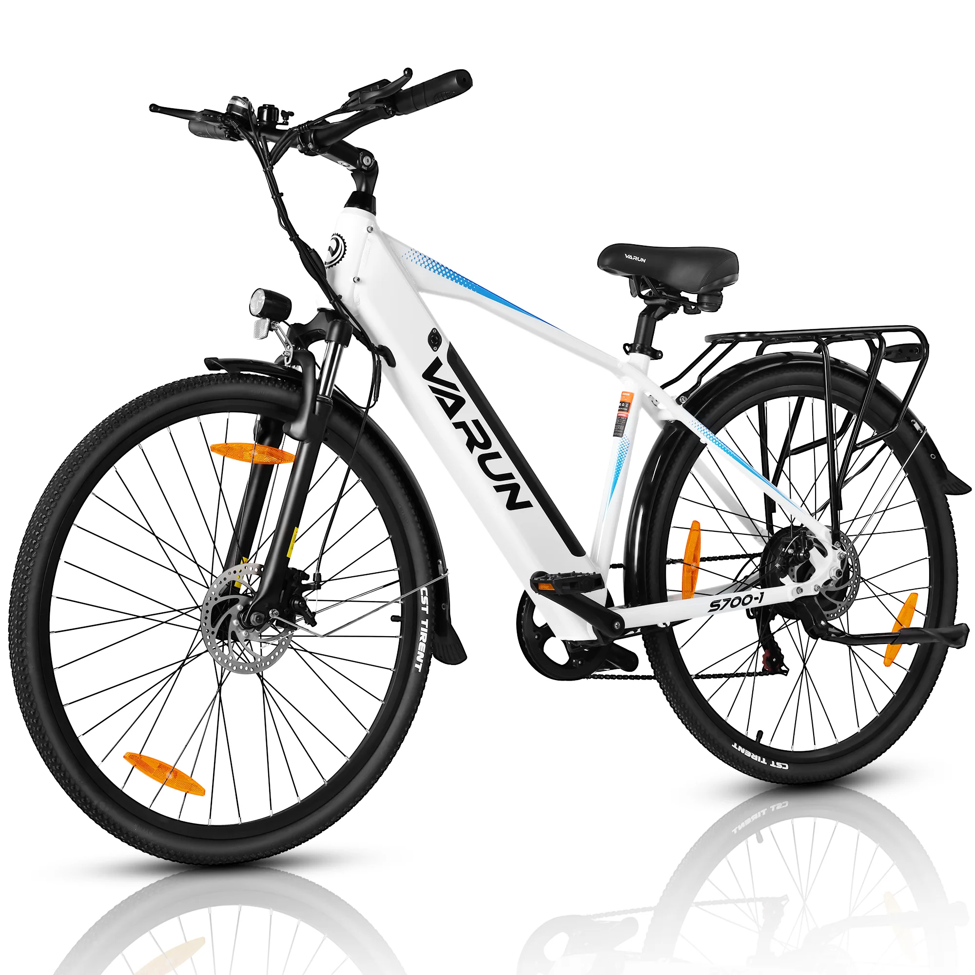 High Quality 700C Electric Hybrid Bike 48V 500W SHIMANO 7 Speed Electric City Bicycle EU UK Stock Aluminium Intergrated Ebike