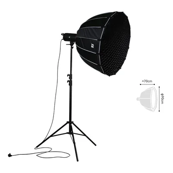 FB-SLB-D90 70cm Quick Loading Parabolic Softbox Professional Deep Mouth Soft Box for Bowens Mount Studio Flash detail image