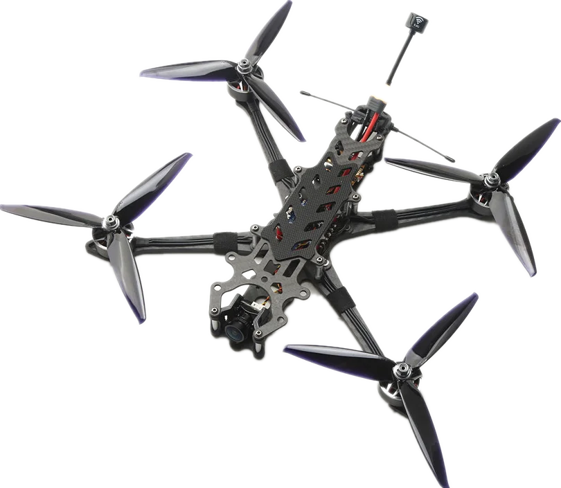 JinTeng Factory 7 Inch Loading 2Kg Flight Time 10 Minutes Remote Control Electric Motor 2810 1500 KV  480P Camera FPV Drone