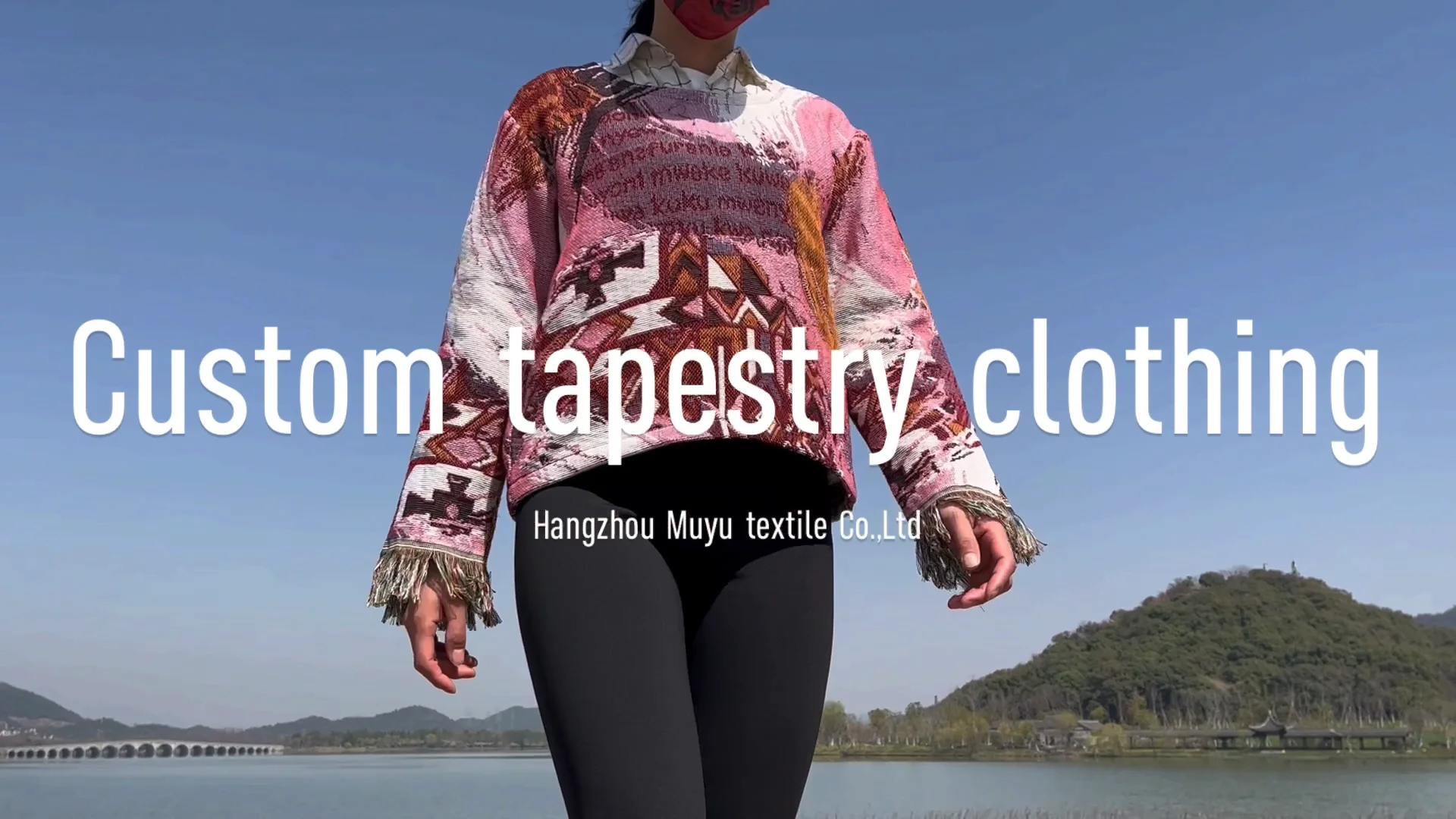 Customtapestry Hoodies Sweatshirt Tapestry Woven Patches Clothing Pullover Men Sweater Buy