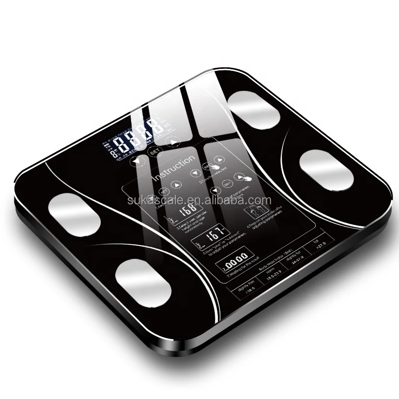 Body Fat Scales, Smart BMI Scale High Precision Touch Control