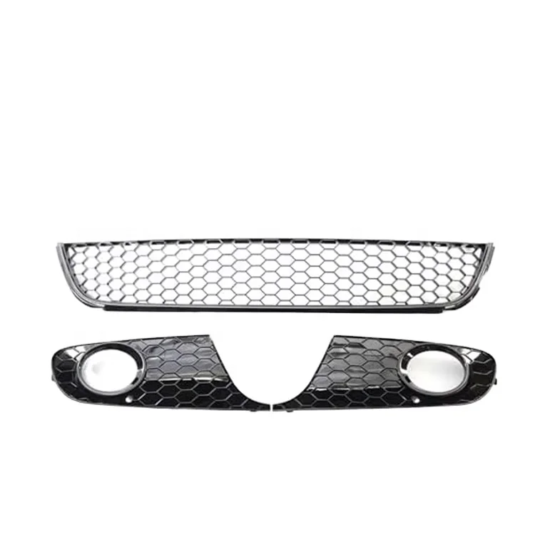 KEBEL ABS Honeycomb Front Lower Bumper Mesh Grille Fog Light Grill New Condition Bodykit Compatible for VW MK6 2009-2013