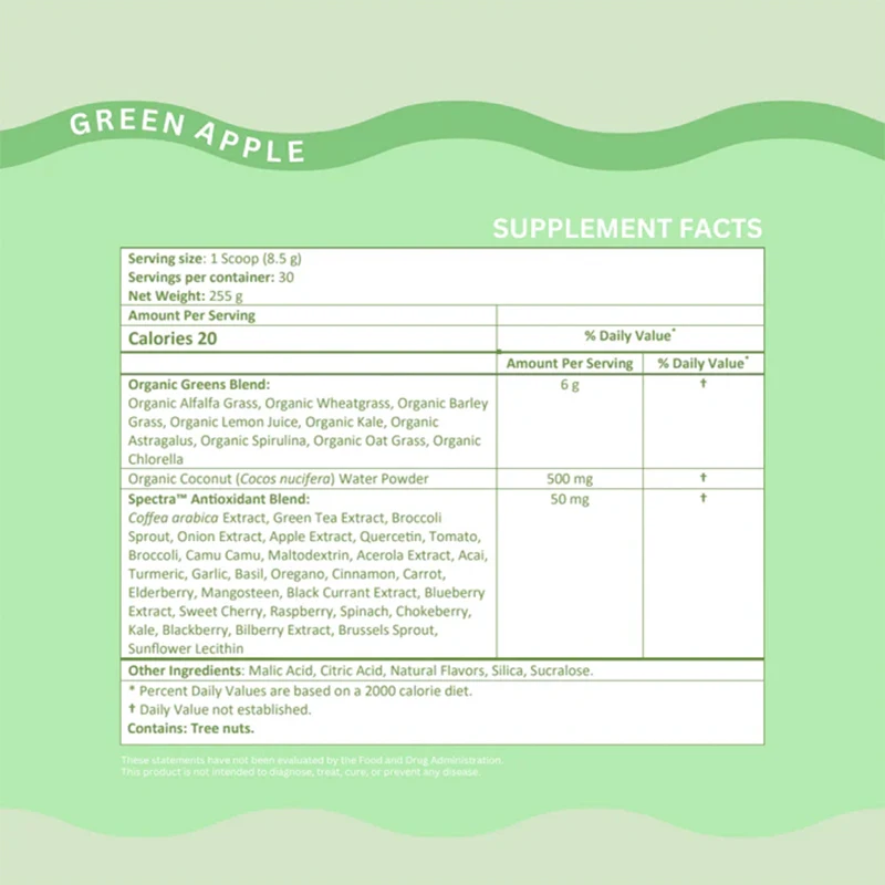 Private Label 100% Pure Mixed Vegetable Powder Superfood Supergreens Super Greens Powder supplier