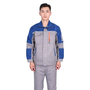 Wholesale Custom Industrial Reflective Safety Clothing Work Clothes Workwear Set Factory Workshop Mechanic Worker Uniform Suit